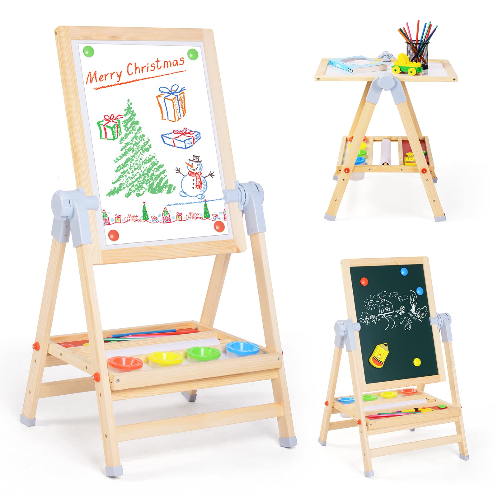 Amazon.com: XCSOURCE Art Easel for Kids, 360°Rotating